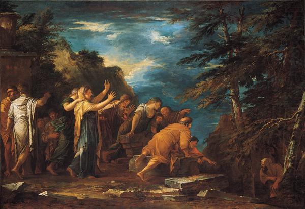 Salvator Rosa Pythagoras Emerging from the Underworld china oil painting image